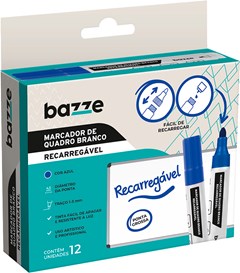 MARCADOR QUADRO BRANCO BAZZE AZUL