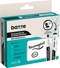 MARCADOR QUADRO BRANCO BAZZE PRETO