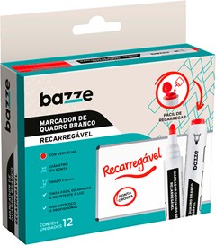 MARCADOR QUADRO BRANCO BAZZE VERMELHO