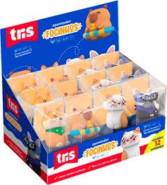 APONTADOR TRIS FOCINHOS DISPLAY