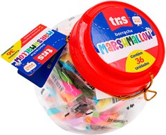 BORRACHA ESC TRIS MARSHMALLOW POTE