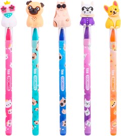 CANETA TRIS 1.0 FOCINHOS AZ DP