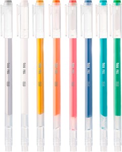 CANETA TRIS GEL FULL 0.6 8 CORES DP