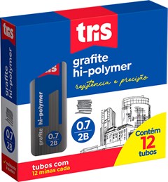 GRAFITE 0.7MM TRIS HIPOLY 2B 12MINAS