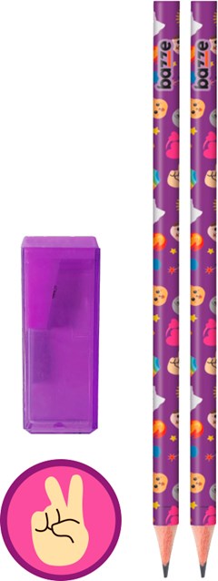 KIT ESCOLAR BAZZE EMOTION CART 4PCS