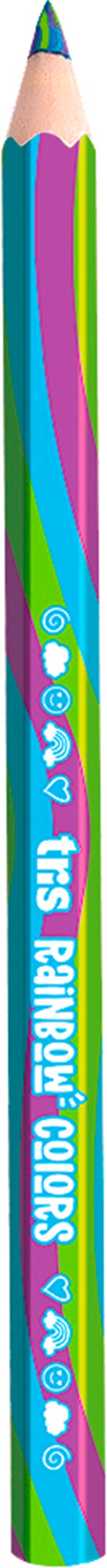 LAPIS COR TRIS RAINBOW JUMBO COLORS POTE