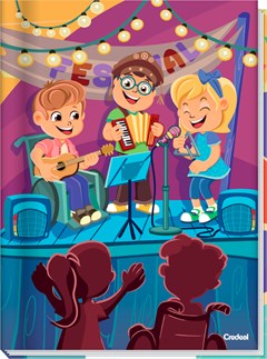 CADERNO CAPA DURA COSTURADO 1/4 CREDEAL TURMA LALA 96F