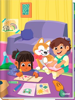 CADERNO CAPA DURA COSTURADO 1/4 CREDEAL TURMA LALA 96F