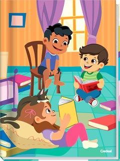 CADERNO CAPA DURA COSTURADO 1/4 CREDEAL TURMA LALA 96F