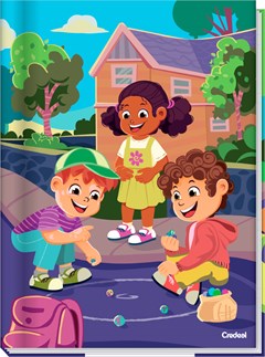 CADERNO CAPA DURA COSTURADO 1/4 CREDEAL TURMA LALA 96F