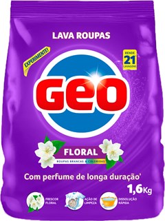 SABÃO PÓ GEO 1,6KG SACHE FLORAL