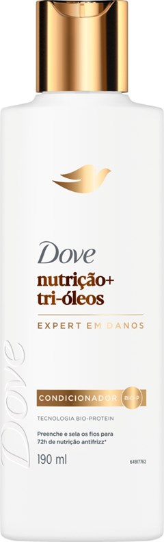 CONDICIONADOR DOVE 190ML NUTRIÇÃO + TRI-ÓLEOS