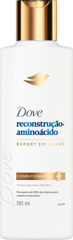 CONDICIONADOR DOVE 190ML RECONSTRUÇÃO + AMINOÁCIDO