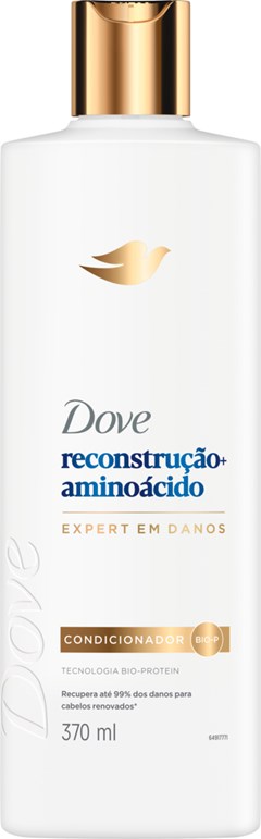 CONDICIONADOR DOVE 370ML RECONSTRUÇÃO + AMINOÁCIDO