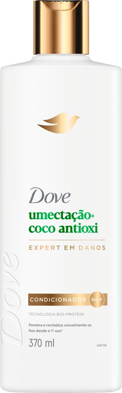 CONDICIONADOR DOVE 370ML UMECTAÇÃO + COCO ANTIOXI