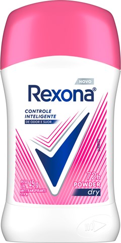 DESODORANTE CREME REXONA 45G STICK FEMININO POWDER DRY