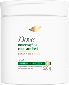 MASCARA TRATAMENTO DOVE 500G UMECTAÇÃO + COCO ANTIOXI