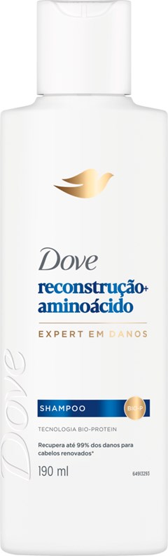 SHAMPOO DOVE 190ML RECONSTRUÇÃO + AMINOÁCIDO