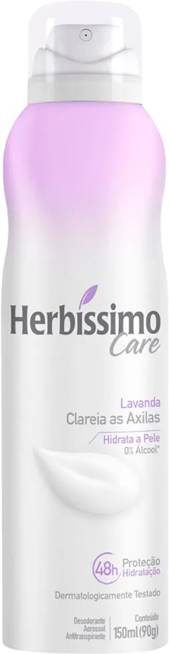 DESODORANTE DESOD AERO ANT HERBISSIMO CARE 150ML LAVANDA