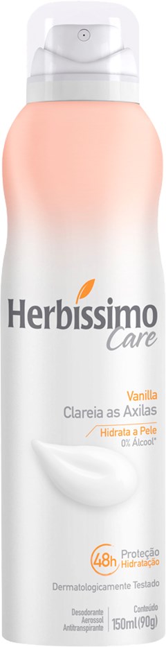 DESODORANTE DESOD AERO ANT HERBISSIMO CARE 150ML VANILA