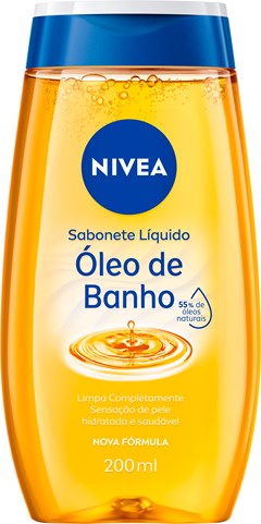 SAB LIQ NIVEA 200ML OLEO DE BANHO
