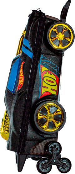 MOCHILA C RODA MAXTOY HOTWHEELS NIGHT PT