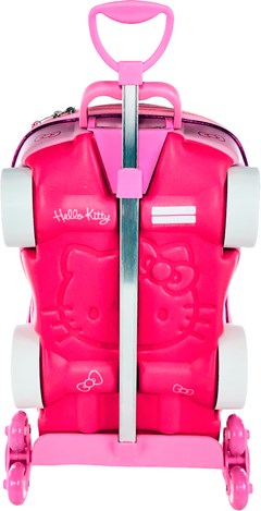 MOCHILA C RODA MAXTOY HELLO KITY CARRO