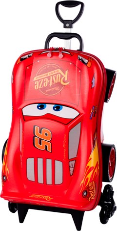 MOCHILA C RODA MAXTOY CARS MCQUEEN