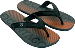 SANDÁLIA CARTAGO ATLANTA II CINZA/PRETO/LARANJA 43/44