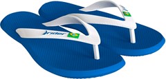SANDÁLIA RIDER R1 BRASIL  AZUL/BRANCO 42