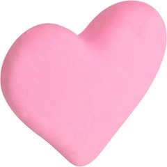 BORRACHA ESC BRW CORACAO/KISS ROSA SORT