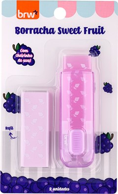 BORRACHA ESC BRW RETRATIL CHEIRO MOR/UVA