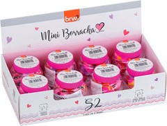 BORRACHA ESC BRW CORACAO MINI SORTIDO