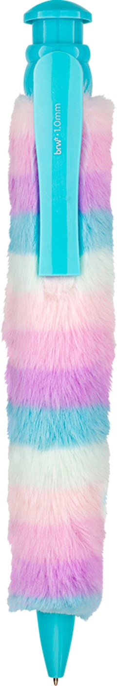 CANETA BRW GIGANTE 1.0 PELUCIA SORT AZUL