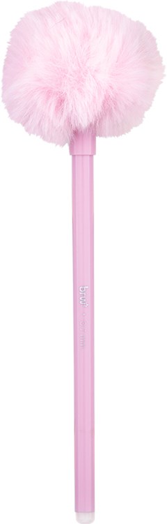 CANETA BRW POMPOM APAGAVEL 0.7 AZUL SORT