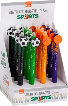 CANETA BRW SPORTS APAGAVEL 0.7 AZUL SORT
