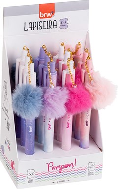 LAPISEIRA 0.7MM BRW POMPOMCORES SORTIDAS