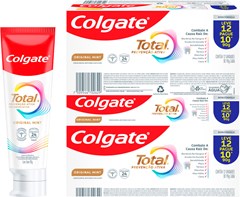 CREME DENTAL COLGATE TOTAL 90G ORIGINAL MINT LEVE 12 PAGUE 10