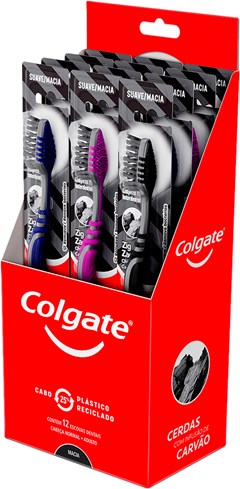 ESCOVA DENTAL COLGATE ZIG ZAG CARVÃO LEVE 12 PAGUE 9