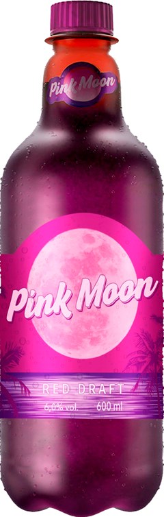 BEBIDA CHOPP DE VINHO 600ML PINK MOON PET