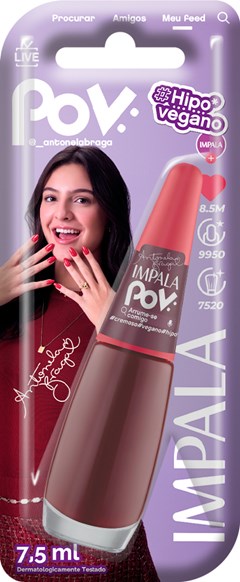 ESMALTE IMPALA BL CREMOSO POV ARRUME SE COMIGO