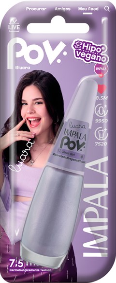 ESMALTE IMPALA BLISTER PEROLADO POV CLEAN GIRL