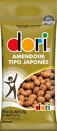 AMENDOIM DORI 70G JAPONES SALGADO