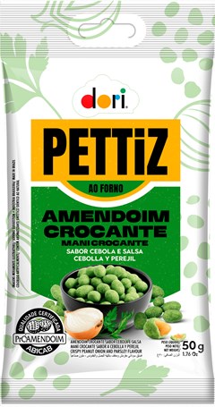 AMENDOIM PETTIZ 50G CROCANTE CEBOLA&SALSA