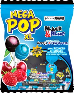 PIRULITO POP MEGA 23G CEREJA E FRAMBOESA