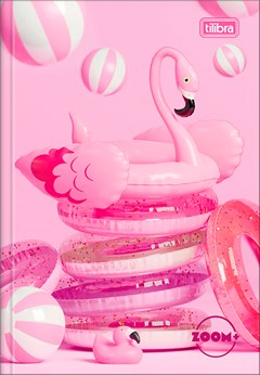 CADERNO CAPA DURA COSTURADO 1/4 TILIB ZOOM+ FEM 96F