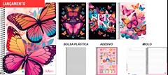 CADERNO CAPA DURA UNIVERSITARIO TILIB BLOOM 10M 160F
