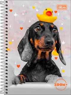 CADERNO CAPA DURA TILIBRA ESPIRAL 1/4 ZOOM+ FEM 96F