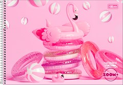 CADERNO CARTOGRAFIA CAPA DURA TILIBRA ESPIRAL ZOOM+ FEM 96F