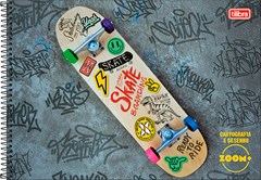 CADERNO CARTOGRAFIA CAPA TILIBRA ESPIRAL  ZOOM+ MASC 96F